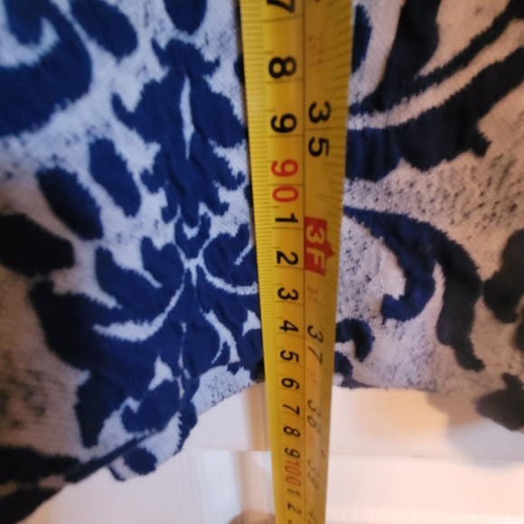 Julia Jordan Blue Paisley midi dress size 10 with cutouts on the back - Picture 6 of 16